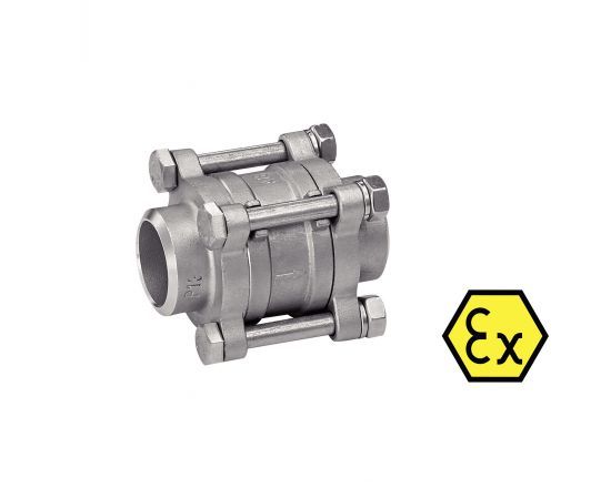 CLAPET ANTI-RETOUR À RESSORT 3 PIÈCES À SOUDER_1