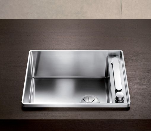 Evier en inox - blanco professional france - une plage de robinetterie latérale_1