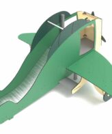 Toboggan - avion 1kat0009 - pour enfants dès 1,5 an - capacité 8 personnes_1