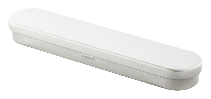 Pointeur laser multifonctionnel - Stylo bille encre bleue, stylet, lampe LED et étui en métal_1