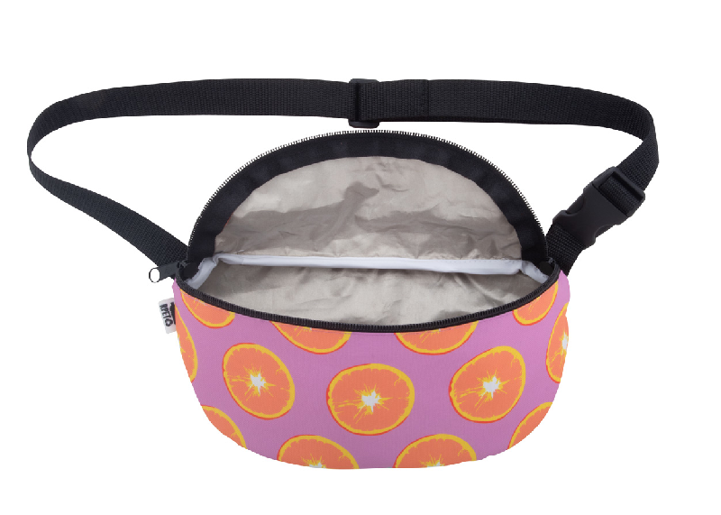 Sac banane personnalisé - polyester 600D RPET - compartiment zippé et poche protégée RFID_1