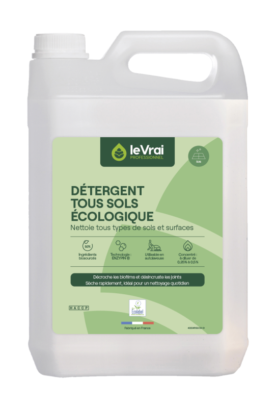 Lvp detergent pour tous types de sols et surfaces ph7,5 ecologique le vrai (5322) bidon de 5l_1