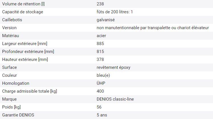 259296W - Bac de rétention en acier, compact et durable avec caillebotis galvanisés_1