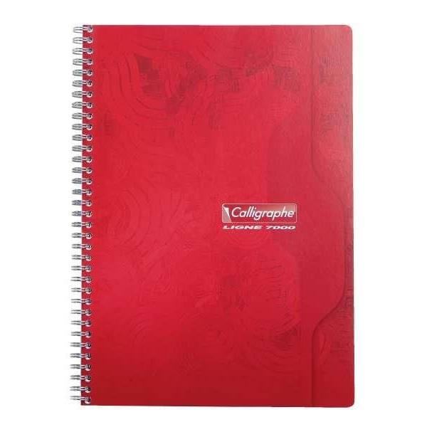 Cahier répertoire écologique spirales 21x29.7cm - 180 pages - 70g PEFC - petits carreaux 5x5 - CLAIREFONTAINE_1