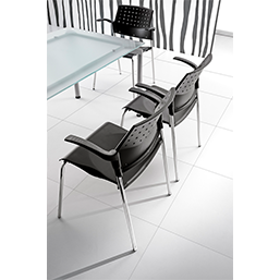 Chaise empilable polyvalente - Assise et dossier en polypropylène M4 - VITO_1