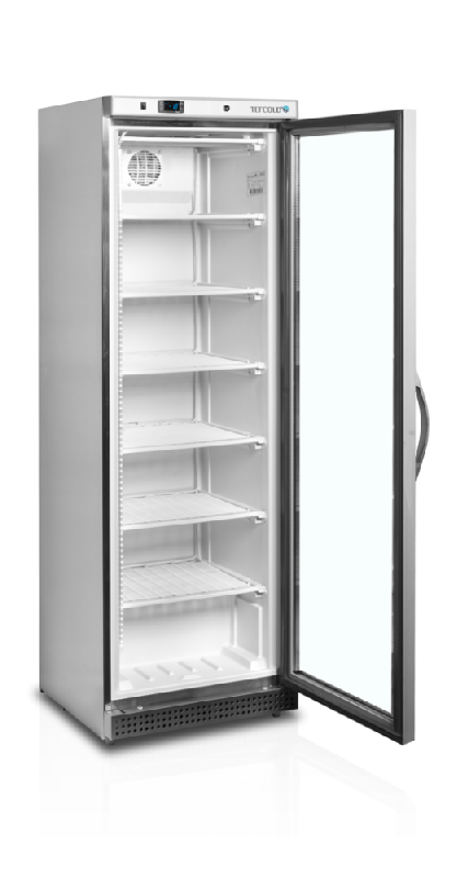 Congélateur vertical de vitrine Statique L.600mm 340L ext.SS430 TEFCOLD_1