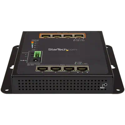 Switch Gigabit Ethernet géré à  8 ports (4 PoE+) - Fixation murale et accès en façade_1