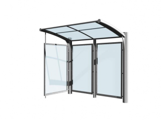 Abri bus Coroll / structure en acier_1