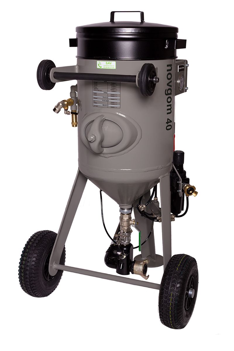 Aérogommeuse hydrogommeuse novgom 40_1