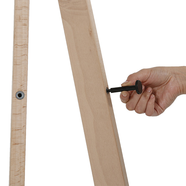 Chevalet bois naturel - Pliable et transportable - Réf : 215499 - Hauteur 1,5 m - Poids 3,2 kg_1