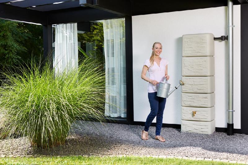 Cuve à eau slim stone - sable - 500 litres_1