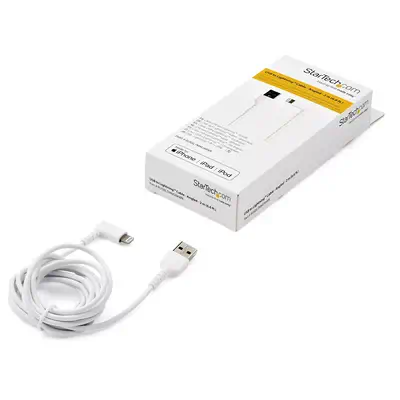 StarTech Cble USB-A vers Lightning Blanc Robuste 2m_1