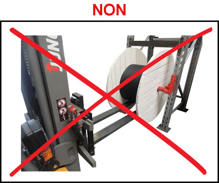 Outil de levage pour rack à tourets avec code RAB010