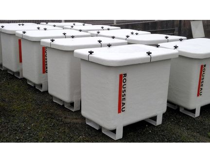 Bac rectangulaire avec couvercle - en fibre de verre et résine polyester - plusieurs dimensions disponibles_2