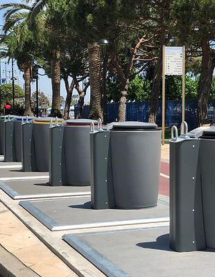 Conteneur enterré en PEHD - encombrement minimal et design sophistiqué - UNDER BIN_1