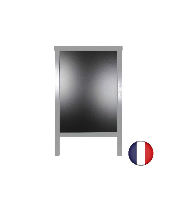 Chevalet stop trottoir - Cadre bois - Dimensions 90 x 55 cm - Référence : LSTF49G_1