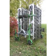 Herse étrille agricole - Agronomic - largeur de travail ajustable de 1 à 3,3 m - tension par ressort et pression réglable_1