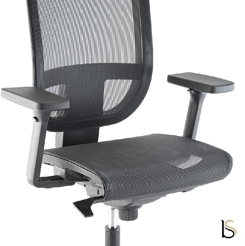 Siège ergonomique en résille Tertio - Sokoa - Non, Réglable 3D, Sol dur_2