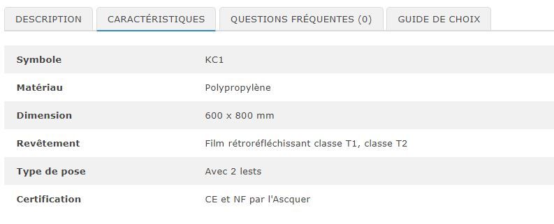 30004 - Panneau de chantier en plastique KC1 - Rue barrée - Dimensions 600 x 800 mm_1