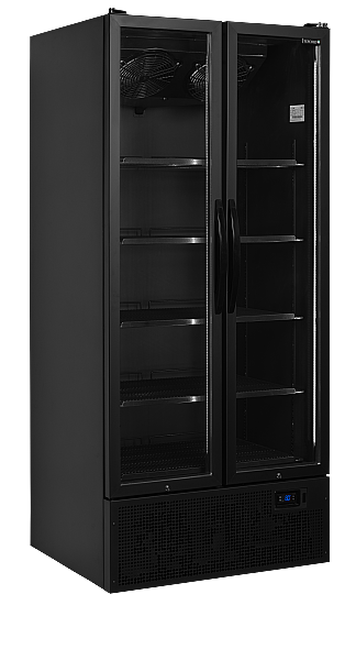 Armoire à boissons vitrée noire | Tefcold - FS890HBLACK_1