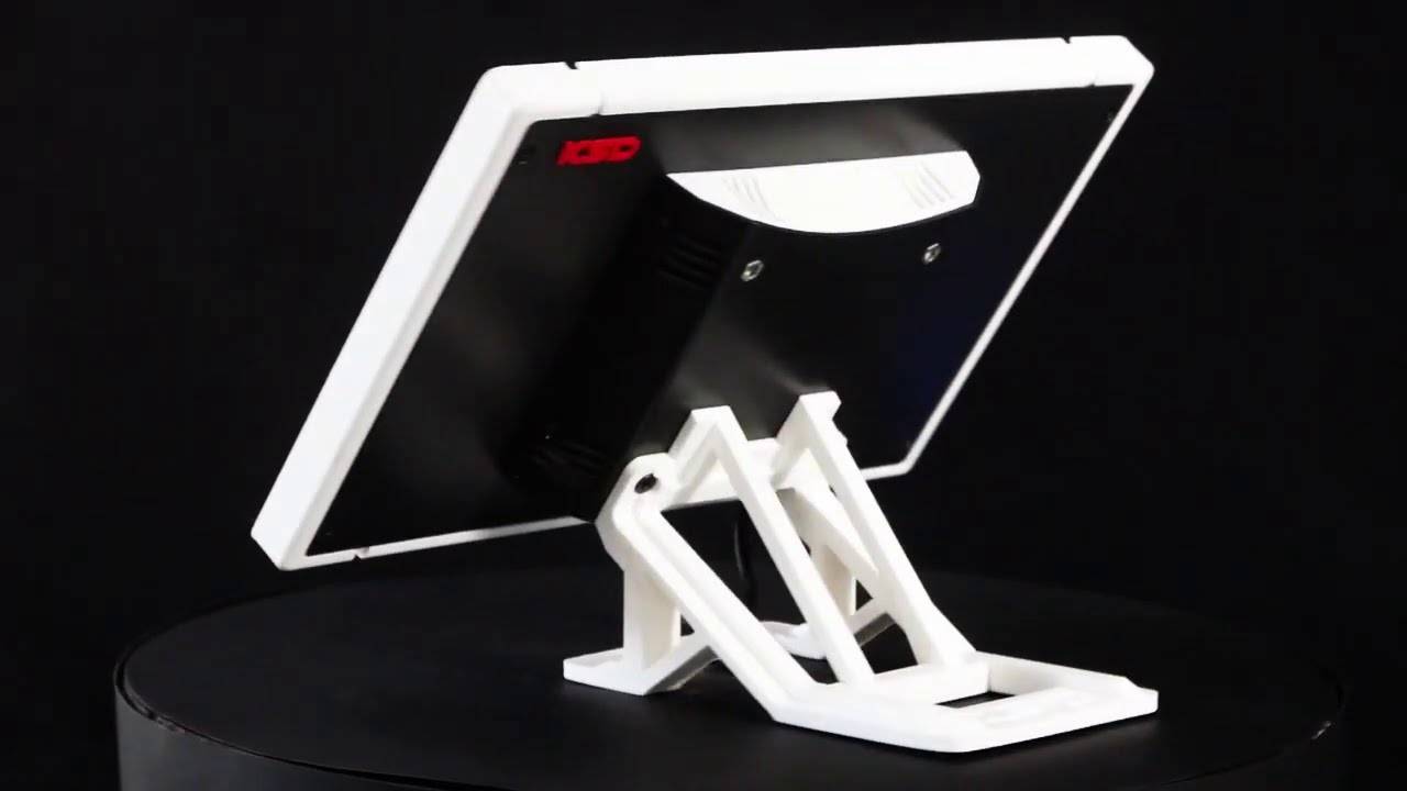 Caisse enregistreuse tactile EKO 13 avec borne de commande BCE21W+ pour fast food, snack et restauration rapide_1