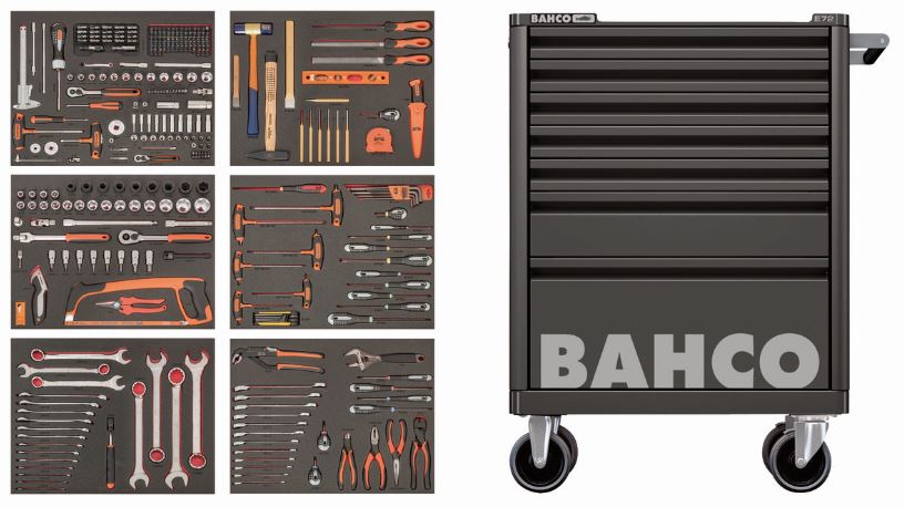 Servante d'atelier avec 346 outils à usage général - 7 tiroirs E72 - Modèle LARGE_1