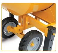 Bétonnière à inversion de marche pour le béton ou les mélanges avec des agrégats de grand diamètre - PENTA diesel - EDIL LAME_1
