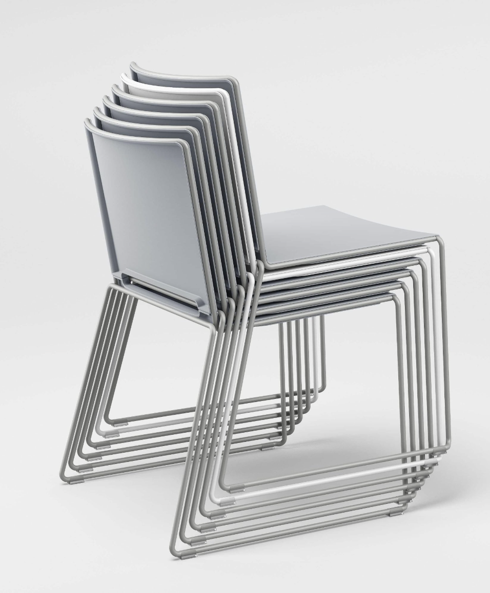 Chaise avec assise et dossier en polypropylène_1