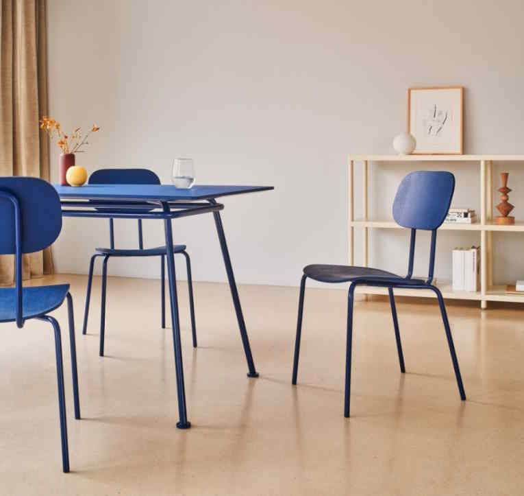 Chaise empilable NEW-SCHOOL - design vintage, configurable et polyvalente_1