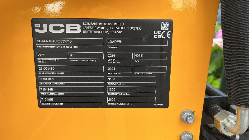 Chargeuse électrique JCB 403 ETECH - 100% électrique, silencieuse, performante, compacte_1