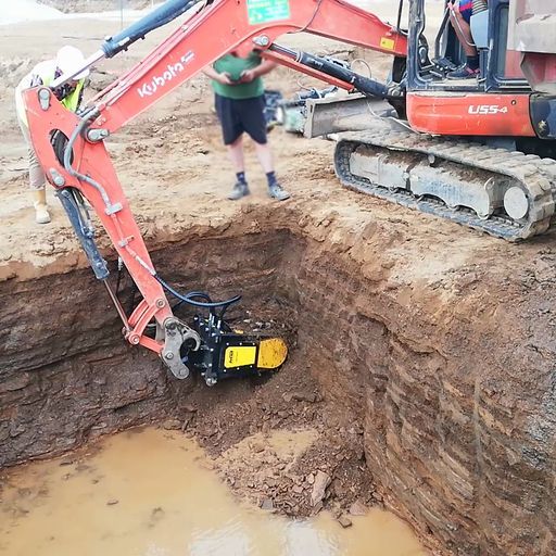 Fraise hydraulique pour pelle hydraulique et mini-chargeuse - Pression bar 300 - 350 - MB-R500_2