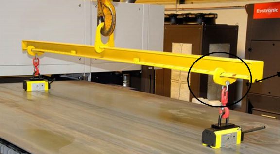 Palonnier de levage Pef - monopoutres - Tractel - longueur utile fixe - modèle Pal-Easy_1