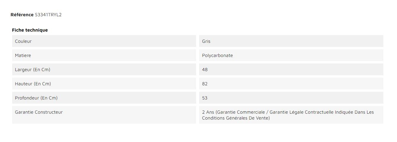 S3341tryl2 - Lot de 2 chaises empilables Candy - Weber Industries - largeur 48 cm - assise polycarbonate transparent - pieds acier chromé_1