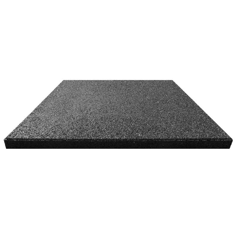 Vidaxl carreaux de protection antichoc 24pcs caoutchouc 50x50x3cm noir 276275_1