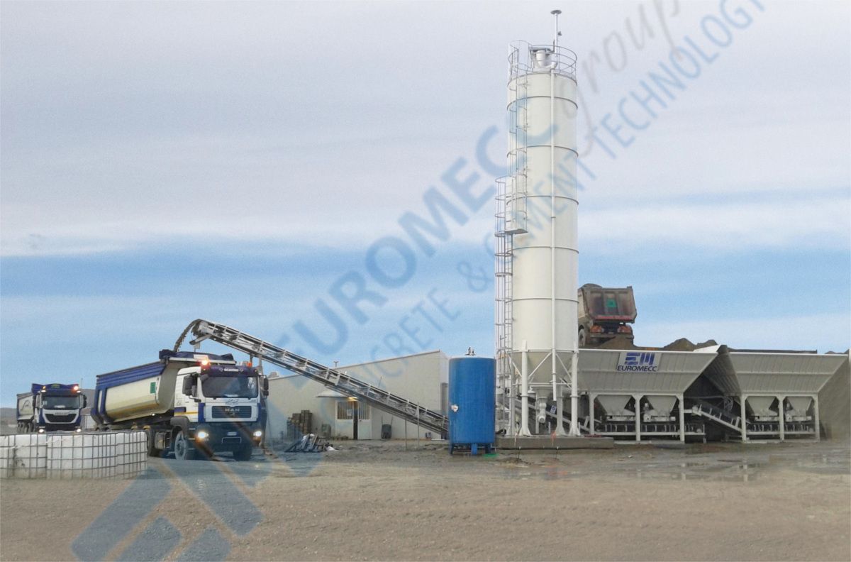 2 MIX/MC Centrale à béton mobile - Euromecc - 150 m3/h - avec malaxeur continu_1