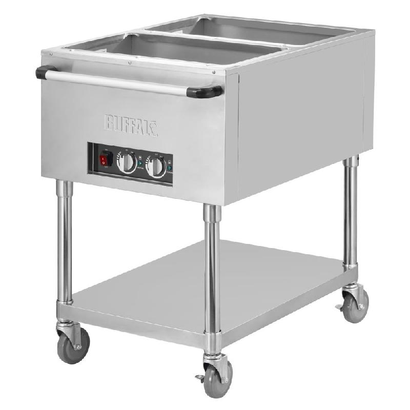 Bain-marie mobile 2x GN 1/1 - Buffalo - JB983_1