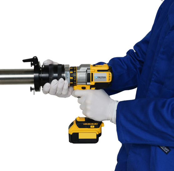 Dresseuse portative PROTEM SE65 - Ø 12.7 à 63.5 mm - Haute précision et motorisation sans fil_1