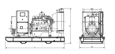Groupe électrogène diesel 400/230 V - 50 Hz - 3 Phases - AP15 (EU) - Motorisation Perkins - Génératrice Stamford SOL1-P_1