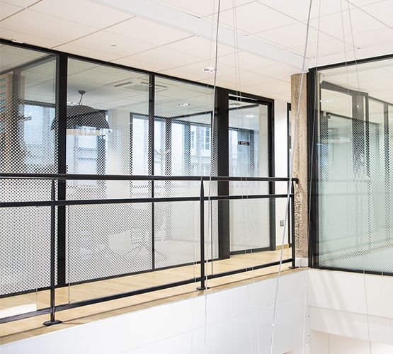 H7 - cloisons amovibles - hoyez - standard - modulaire - certifiée CERFF avec garde-corps_1