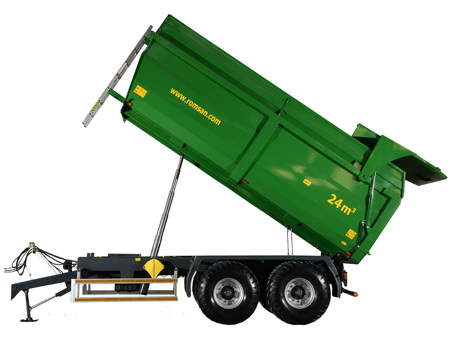 R 180 TAHK - Benne agricole à tandem monocoque - ROMSAN - Capacité 18000 kg_1