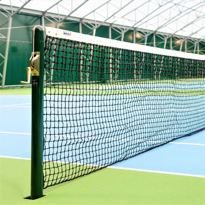 Vermont 3,5mm Championnat Filet de Tennis Double Maille [12,8m Double] - Double Maille pour Durabilité Augmentée - Conforme aux Normes ITF et BS EN_1