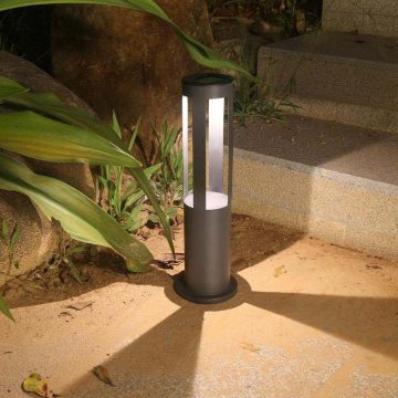 Borne solaire pour terrasse - pack de 2 luminaires autonomes, design et étanches - lumière blanc chaud_1