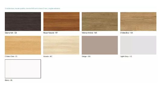 Cinetic - Bureau open space pour 2 ou 4 personnes - Kollori - Plateau mélaminé double face avec piétement arche_1