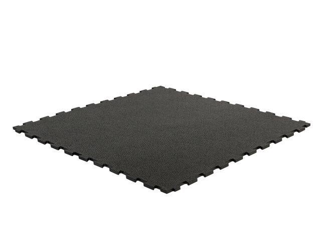 Dalle PVC noire TLM - résiste aux environnements à trafic intense - 5mm et 7mm - Traficfloor_1