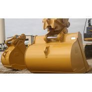 Godet d'excavation à usage normal avec lame de nivellement - caterpillar finance france - 1 400 mm (55 in) - poids 709 kg_1