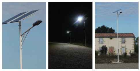 Lampadaire solaire urbain à LED en acier galvanisé thermolaqué - 8 m - 60 W / 5800 Lm - Modèle ARL-SL001_2