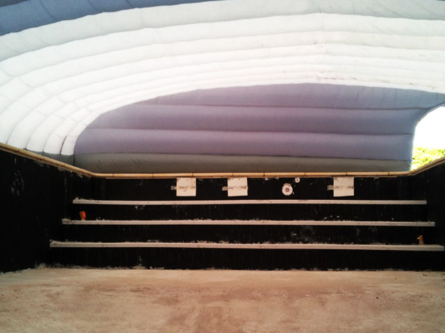 Abri de chantier gonflable WALU PROTECT 5 mètres - montage rapide, structure résistante et isolation complète_1