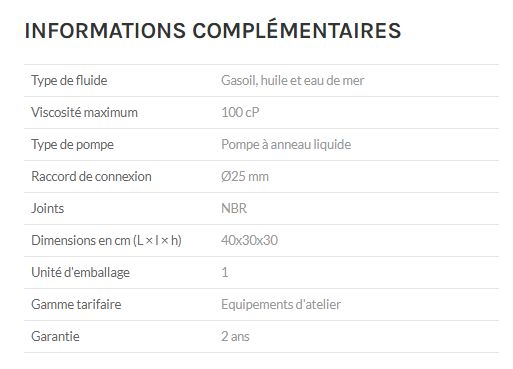 Pompe ATEX - Algi Industrie - Bronze - Anneau liquide auto-amorçante - 40x30x30 cm_1
