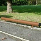 Butée de Parking en Acier - Diamètre 100 mm - Longueur 1 mètre_1