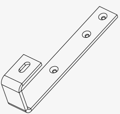 Crochet pour tuile ardoise SolidHook Slate K2 System - acier inox A2 - Compatible SolidRail_1